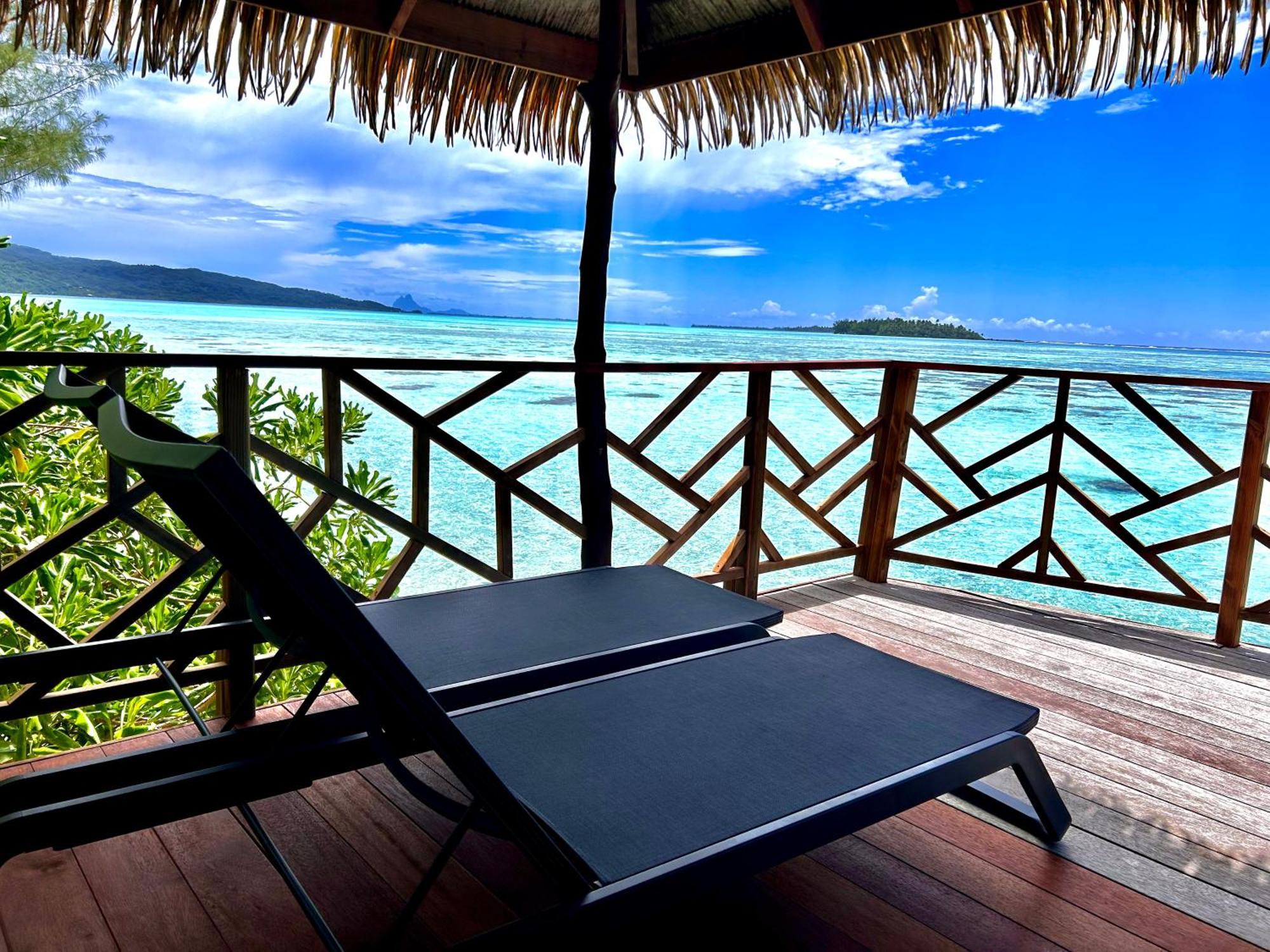 Eden Private Island Tahaa Hotel Patio  Bagian luar foto